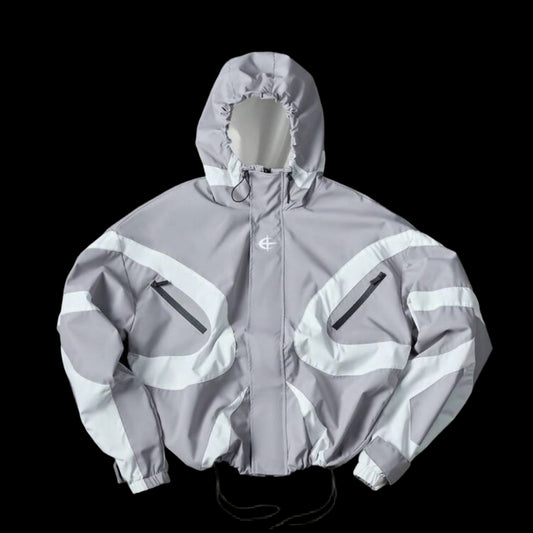 Urban Colorblock Zip-Up Jacket